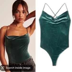 Abercrombie cowl neck body suit